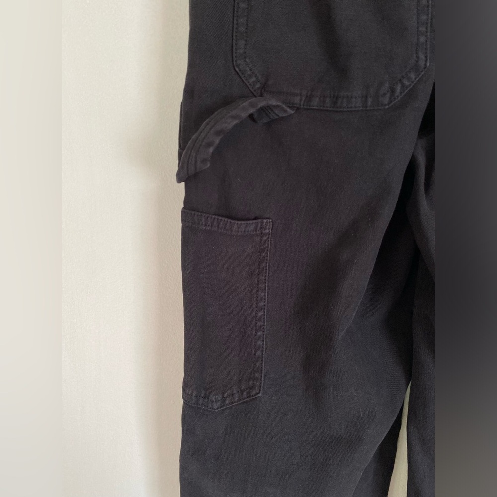 Wilfred Free Aritzia Brennan Carpenter Black Pants Size 0 Pockets Loop Cotton - Picture 13 of 16